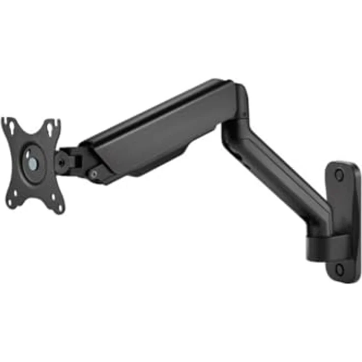 Goobay Single-Monitor-Wandhalterung mit mechanischer Feder, schwarz - Flexibel einstellbar für ergonomische Arbeitsplätze und Multimedia-Anwendungen – Bild 4
