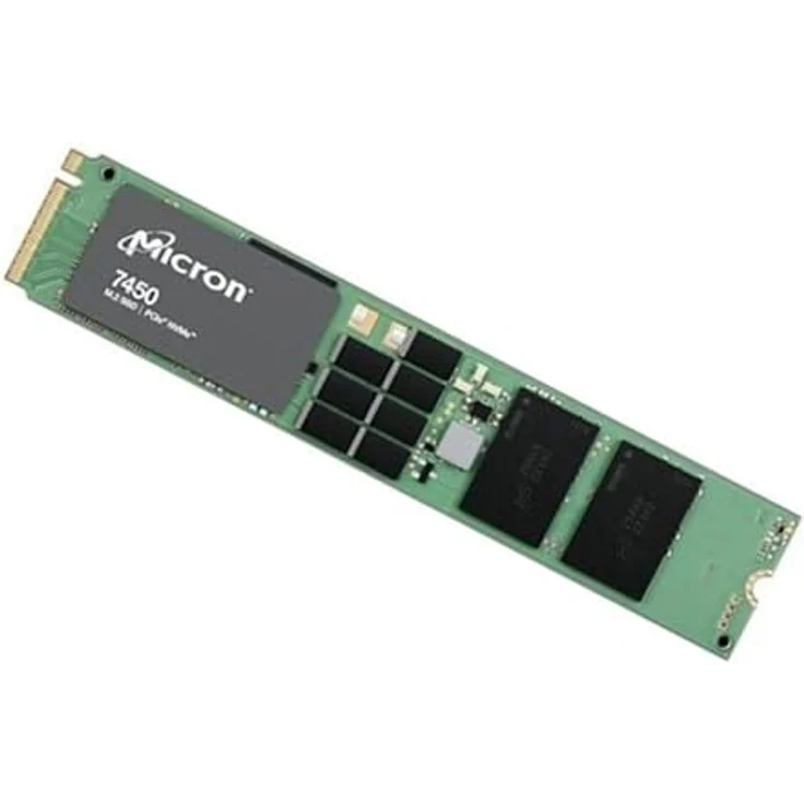Micron 7450 PRO - 3.84TB M.2 SSD, Read Intensive, 512B, MTFDKBG3T8TFR-1BC1ZABYY – Bild 1