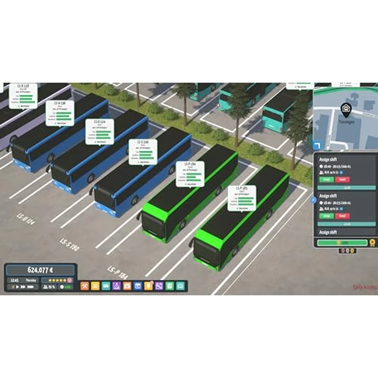 Aerosoft City Bus Manager, PS5-Spiel mit Echtzeit-Busverfolgung, Fahrgastmanagement und Ersatzteilverwaltung – Bild 4