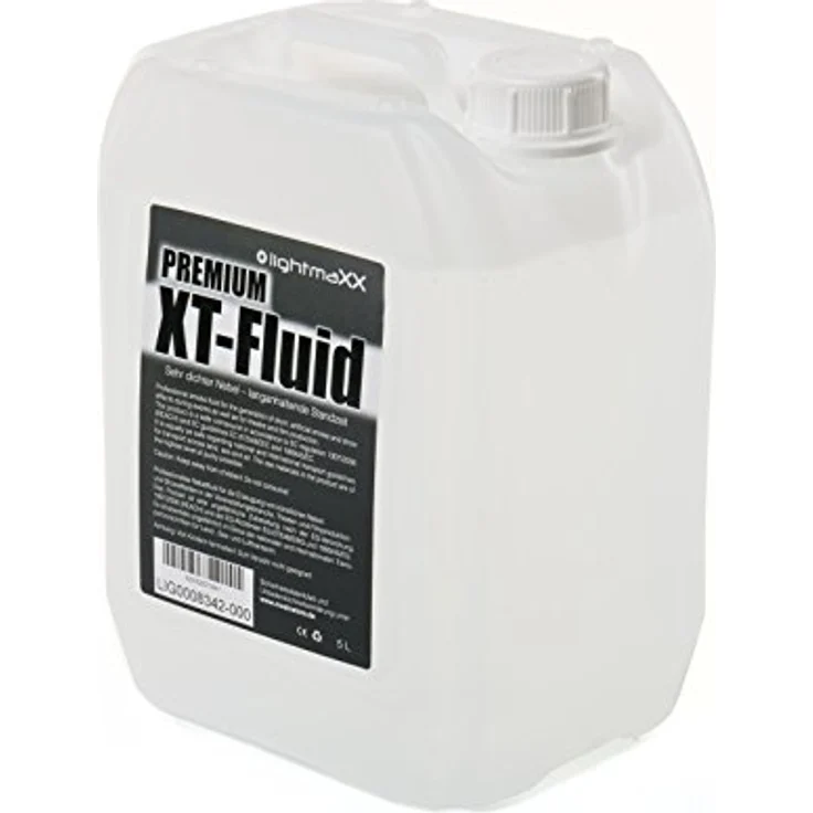 LightmaXX Premium XT FLUID Nebelfluid, 5L, Hochdichtes Qualitäts-Nebelfluid für Nebelmaschinen, Extremes Nebelvolumen, Lange Standzeit, CLP-konform, Hergestellt in Deutschland – Bild 1