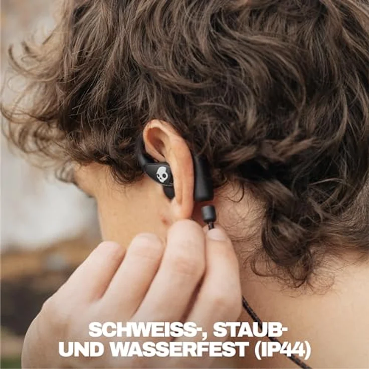 Skullcandy Push 540, Drahtlose Bluetooth Open-Ear-Ohrhörer mit bis zu 42 Stunden Akkulaufzeit, schwarz – Bild 4