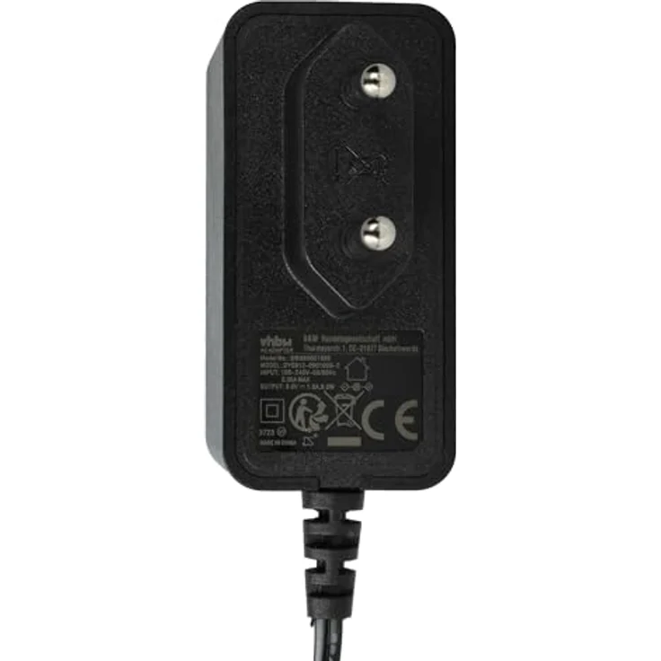 vhbw Netzteil kompatibel mit Poly Voyager 4220 UC, 4210 UC, 4220 Office, 4210 Office, 4210, 4220 Headset, Kopfhörer - 175 cm, schwarz 9V/1,0A, Euro-Stecker, Ersatznetzteil – Bild 5