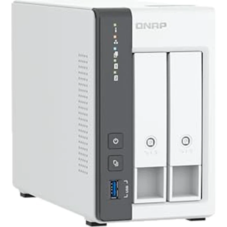 QNAP 2-bay ARM 4C 2.0GHz 2 x SATA 6Gb/s 3.5, NAS, Weiss – Bild 4