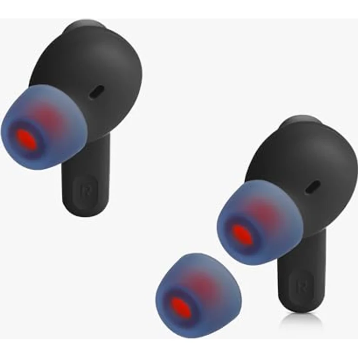 kwmobile 6X Polster kompatibel mit JBL Tune 230 NC TWS / T230NC - Silikon Ohrstöpsel In-Ear Kopfhörer, 3 Größen - Blau – Bild 2