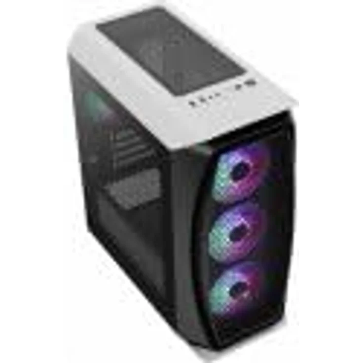 Aerocool AEROONEMINIFROST PC-Gehäuse Micro ATX, 4 Lüfter, 2 Panele, weiß – Bild 3