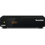 TechniSat HD-S 210, Kompakter HD Satellitenreceiver mit DVB-S/S2, HDMI, USB Mediaplayer, vorinstallierte Sender, Sleeptimer, Fernbedienung, Schwarz