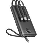 Veger Multi USB Powerbank (10000 mAh, 10 W, 37 Wh), Schwarz