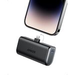 Anker 621 Powerbank mit integriertem Lightning-Stecker, 5.000 mAh MFi-zertifizierter 12W externer Handyakku, kompatibel mit iPhone 14/14 Pro / 14 Plus / 14 Pro Max, iPhone 13- und 12-Serie