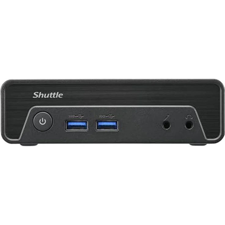 Shuttle Barebone XPC Nano NE10N, lüfterloser Desktop-PC mit Intel N100, 1xSODIMM, 1xM.2, HDMI, 4K/60Hz Unterstützung – Bild 3