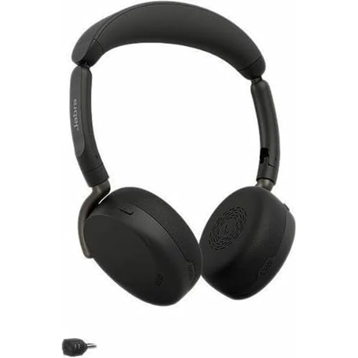 Jabra Evolve3 65 Flex MS, Faltbare On Ear Kopfhörer mit adaptiver Geräuschunterdrückung, Bluetooth® Schwarz – Bild 2