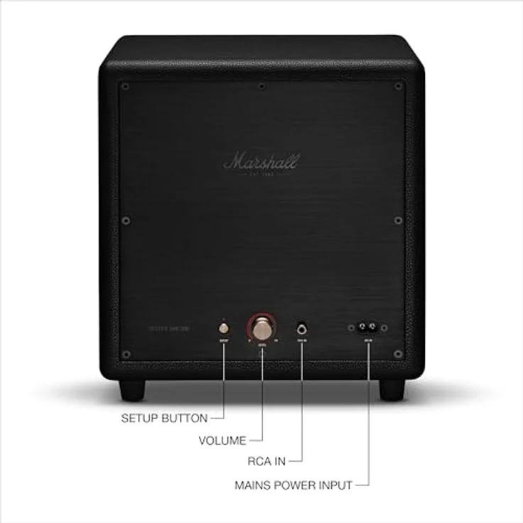 Marshall Heston Sub 200, Kabelloser Subwoofer mit tiefem Bass und Marshall App-Steuerung – Bild 7
