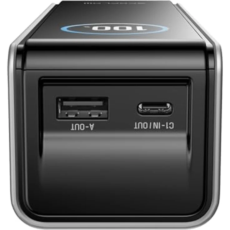 EcoFlow RAPID Powerbank 25.000mAh, 170W, silber und schwarz, kompakte mobile Energieversorgung für Laptops und Tablets – Bild 3