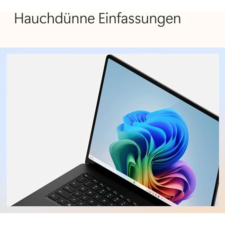 Microsoft Surface Laptop | Copilot+ PC | 15” Touchscreen | Snapdragon® X Elite (12 Kerne) | 16GB RAM | 512GB SSD | Schwarz – Bild 2