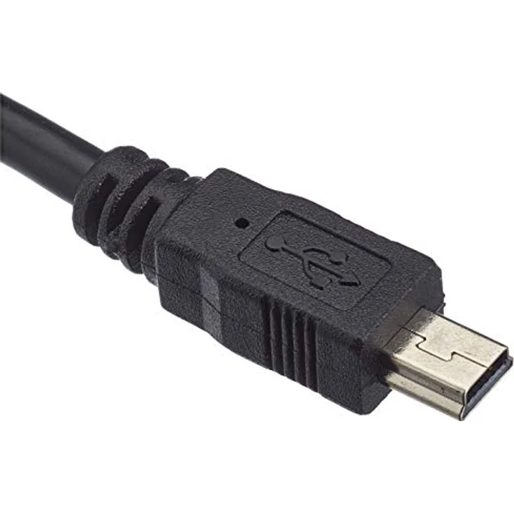 USB 2.0 Mini Kabel, USB-A Stecker-Mini USB-B Stecker, 1,0 m – Bild 4