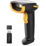 Inateck BCST-23, Bluetooth Barcode Scanner für 1D 2D QR Codes, kabellos mit 3 Monaten Akkulaufzeit, App und SDK unterstützt, hohe Decodierfähigkeit