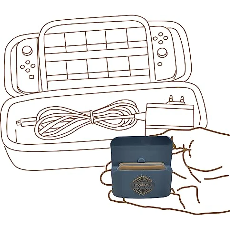 Freaks And Geeks Hogwarts Legacy 2 in 1 Dock für Nintendo Switch, erweiterte Konnektivität mit 3 USB-Ports und HDMI-Ausgang – Bild 2
