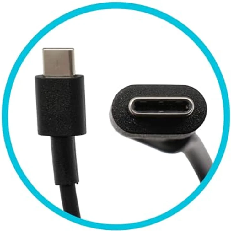 Dell 0M0RT, Notebook Netzteil 65 W für Dell Notebooks, Schwarz – Bild 3