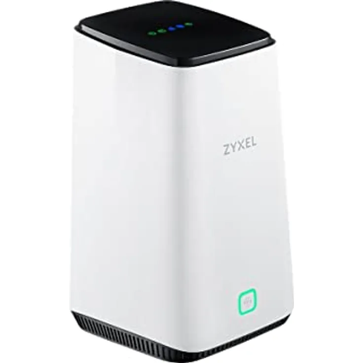 ZYXEL 5G NR 4.67 Gbps Indoor Router | AX3600 WiFi 6 Router | Nebula Cloud Management | WLAN Sharing mit 64 Geräten | Dual WAN failover [Nebula FWA510]
