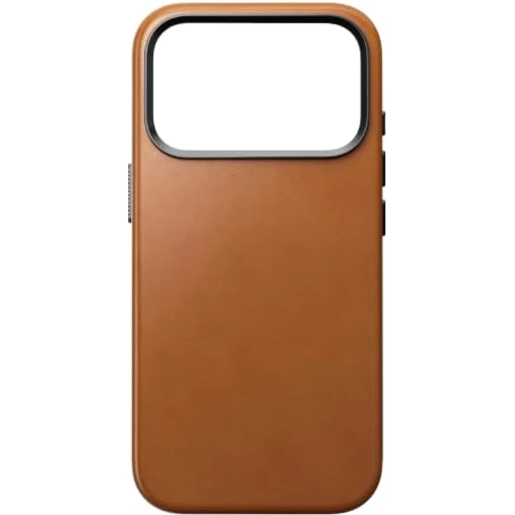 Nomad Traditional Leather Case - saddle (Horween) - für iPhone 18 Pro Max/17 Pro Max, MagSafe-kompatibel, Vollleder-Design, Mikrofaserfutter – Bild 1