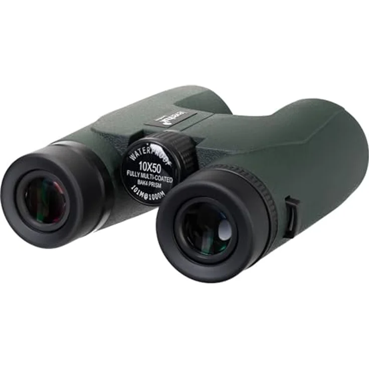 Levenhuk Karma PRO 10x50 Fernglas, wasserfestes Fernglas mit BaK-4-Optik und vollflächiger Mehrfachvergütung, armeegrün – Bild 6