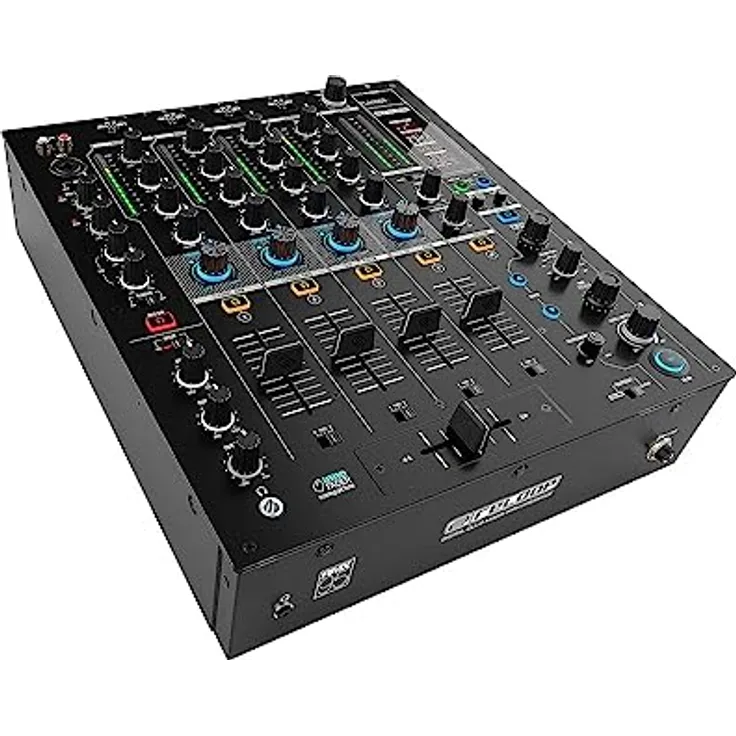 Reloop RMX-95 | 4+1 Kanal Clubmixer für DJs mit hochwertigem 24-Bit Interface, FX-Einheit, Beat FX & Klangfilter, Neural Mix™ EQ-Modus und aktivem USB-Hub