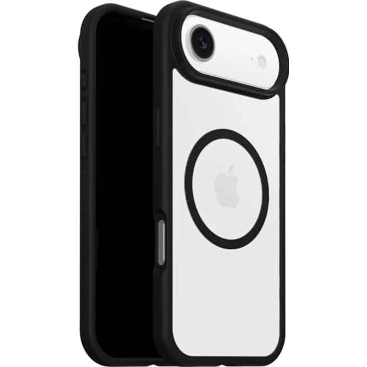 OtterBox React Series MagSafe Hülle für iPhone Air, ultraschlank, stoßfest, sturzsicher, getestet nach Militärstandard, Transparent/Schwarz – Bild 1