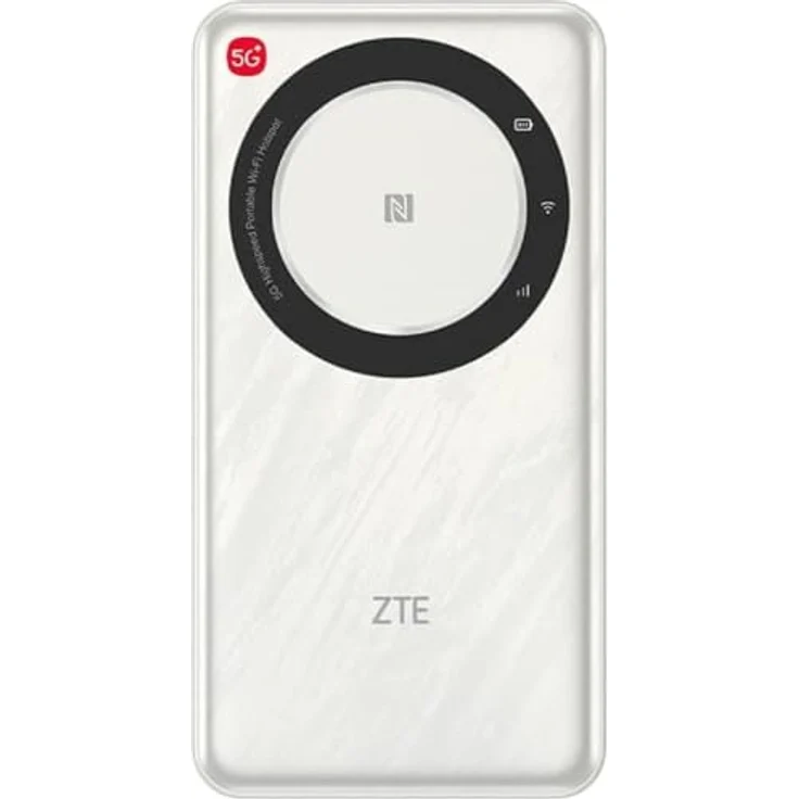 ZTE U30 Air Router, Mobiler 5G Hotspot mit Dualband WLAN, tragbar, weiß, für bis zu 10 Geräte, wiederaufladbarer Akku – Bild 2