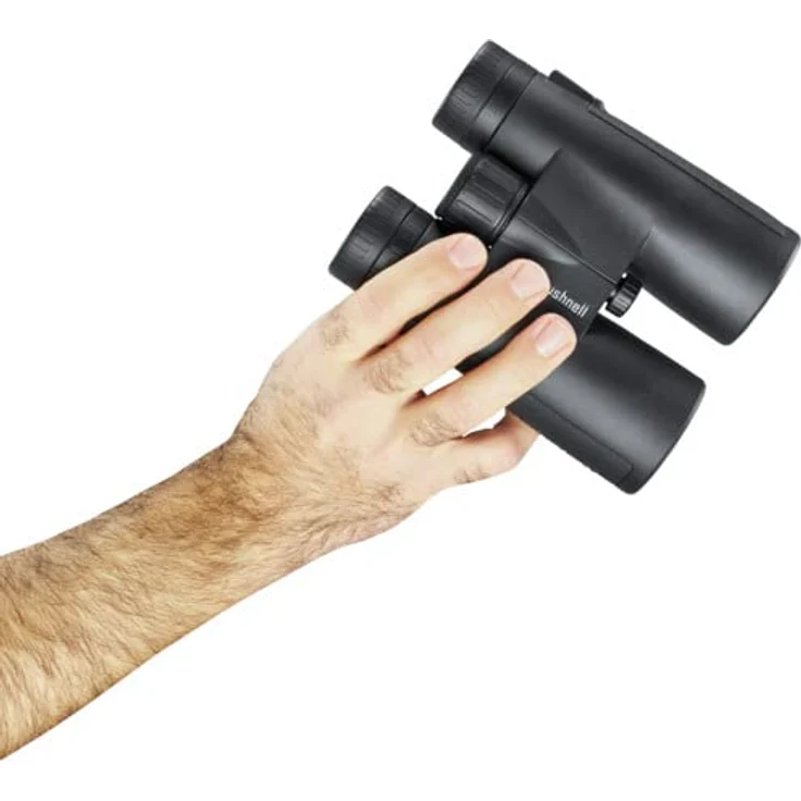 Bushnell All-Purpose Fernglas 10x42, Dachkantprisma, Schwarz, Mehrschichtvergütung, BaK-7 Prisma, wasserdicht, robust für Vogelbeobachtung und Outdoor-Aktivitäten, 210142R – Bild 2