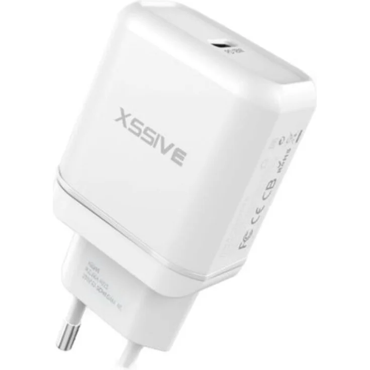 COFI 1453 Quick Home Charger Typ-C Ladegerät 20W PD Netzladegerät Schnell-Ladegerät kompatibel weiß