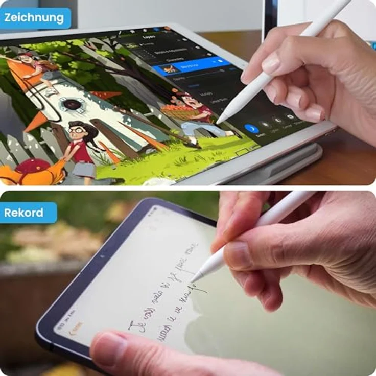 S&T Design Eingabestift Spitze für Apple Pencil 2. Generation und Apple Pencil 1. Generation (4PACK), Hochempfindlich, POM Ersatzspitzen für Apple iPad Pencil Nib Tips – Bild 6