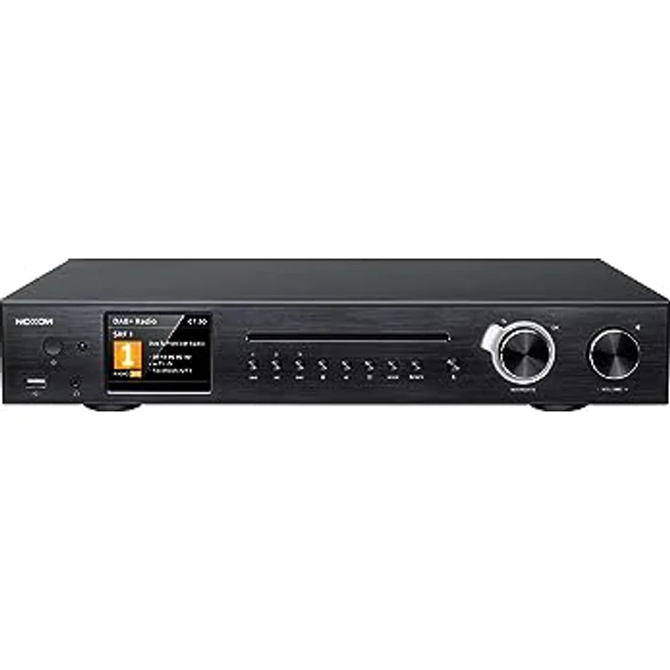 Noxon A 571 CD schwarz, Internetradio, DAB+, UKW Tuner, Spotify, Bluetooth, USB, LAN + WLAN – Bild 1
