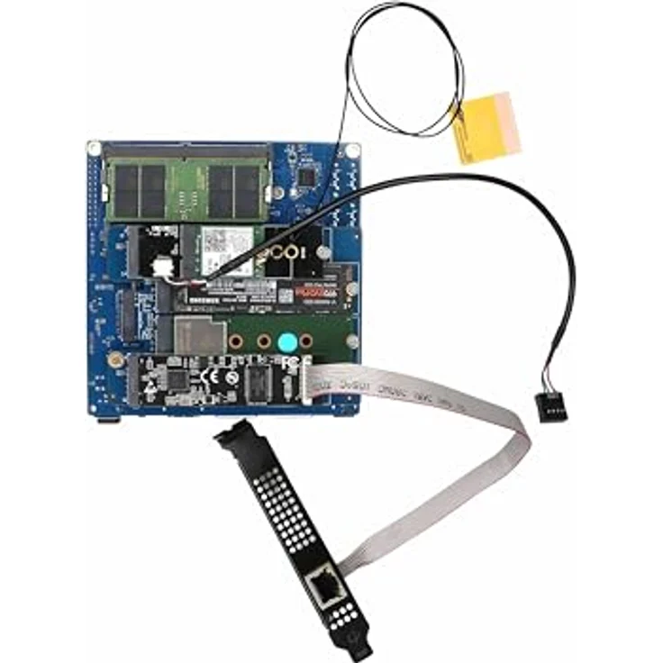 ODROID M.2 4x1-Karte für ODROID-H4-Serie, vier M.2 PCIe Gen 3 x1 Anschlüsse, vorinstallierte M.2-Schrauben – Bild 4