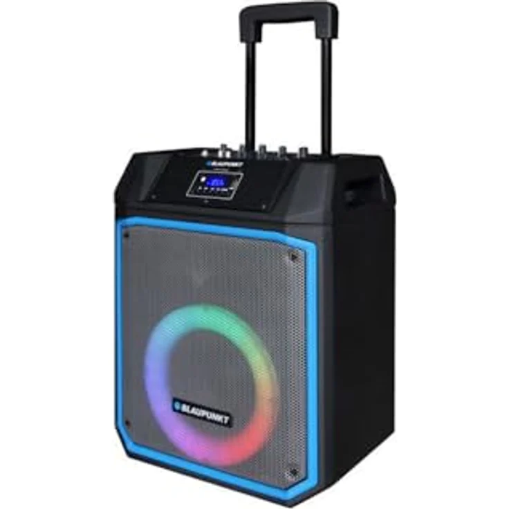 Blaupunkt Column MB08.2, Bluetooth Lautsprecher mit 5h Akkubetrieb, 600 W Leistung, Blau/Schwarz – Bild 2