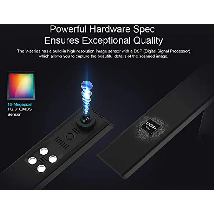Viisan VK16 Dokumenten-und Buchscanner, A3-Vorlage digitalisiert blitzschnell, 16MP Sensor, OCR Texterkennung, Twain, Visualizer Windows & Mac – Bild 9