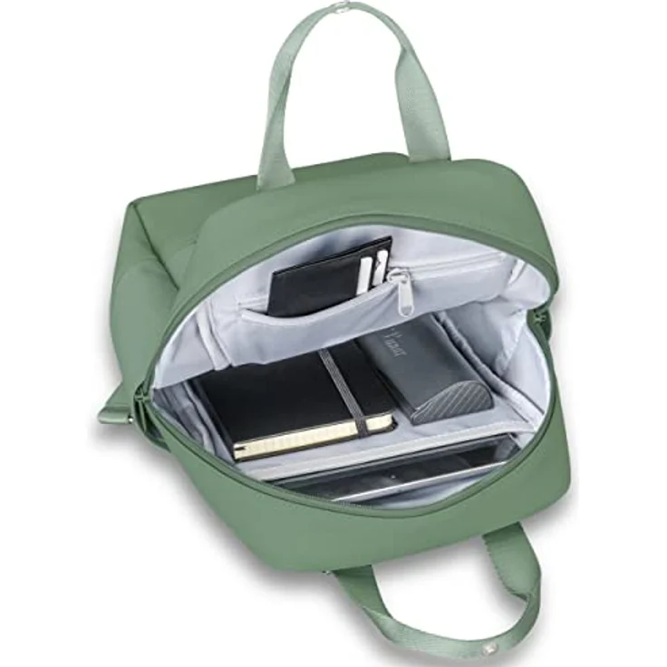 Johnny Urban Jona Small, kleiner Rucksack Damen in Grün mit Tablet-Fach und 7L Volumen, wasserabweisend, nachhaltige Eco-Series – Bild 5