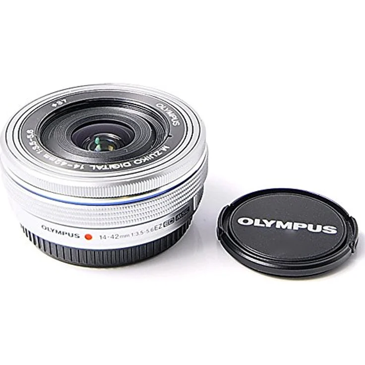 Olympus M.Zuiko Digital 14-42mm F3.5-5.6 EZ Objektiv, Standardzoom, geeignet für alle MFT-Kameras (Olympus OM-D und PEN Modelle, Panasonic G-Serie), silber – Bild 3