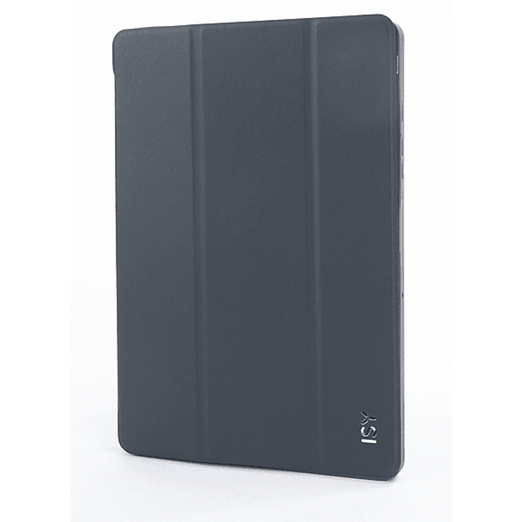 ISY ICT 2103-GY, Bookcover für Samsung Galaxy Tab A9+, Dunkelgrau, stoßfest, Auto Sleep/Wake Funktion, 2 einstellbare Winkel