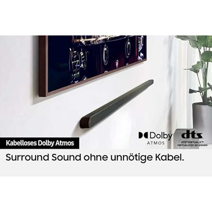 Samsung HW-S810GD 3.1.2-Kanal Ultra Slim Soundbar, Deutsches Modell, ultraschlankes Design, Q-Symphony, kabelloses Dolby Atmos / DTS:X [2024] – Bild 5