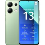 XIAOMI Redmi Note 13 4G Dual Sim 6GB RAM 128GB - Green EU, Smartphone mit 108-MP-Kamera und AMOLED-Display