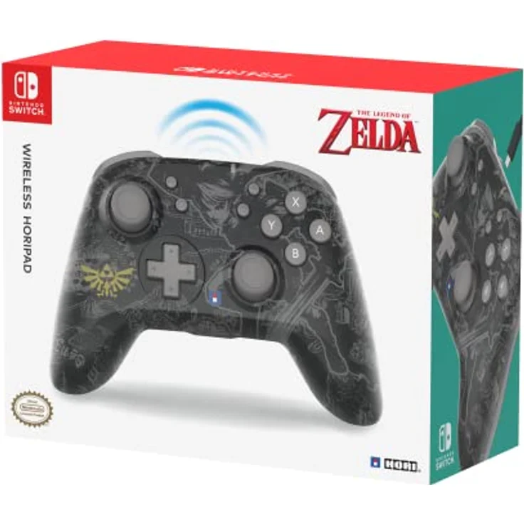 HORI Wireless HORIPAD (The Legend of Zelda™ Edition) Kabelloser Controller für Nintendo Switch - Offiziell Lizenziert - Nintendo Switch und Nintendo Switch - OLED-Modell) – Bild 4
