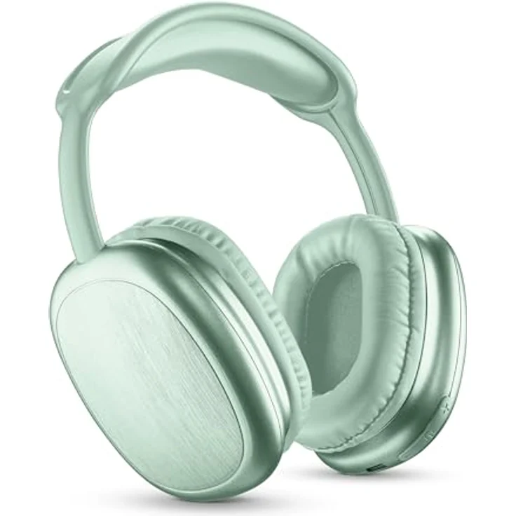 Music Sound MAXI2, Bluetooth-Kopfhörer Around Ear mit Bluetooth 5.0, 22h Play Time, integriertem Mikrofon und Steuerung am Kopfband, verstellbarem Kopfbügel, grün – Bild 1