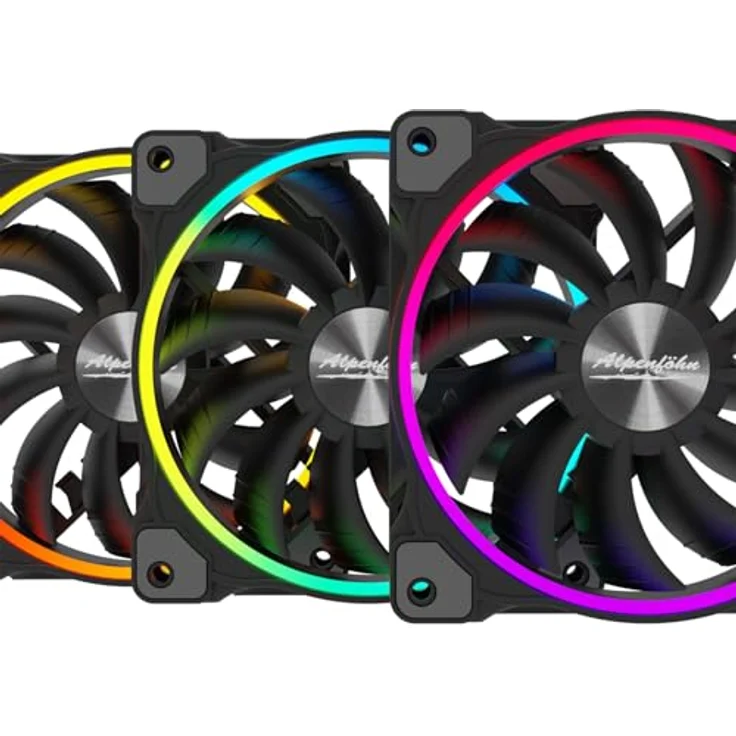 Alpenföhn Wing Boost 3 ARGB High Speed - Gehäuselüfter - 120 mm - Schwarz (Packung mit 3) (84000000163) - Preisvergleich – Bild 4