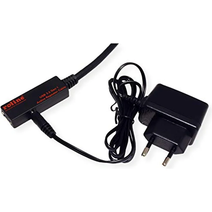 Roline USB3.2 Gen1 Aktives Repeater Kabel, 20 m, USB 3.2 Gen 1, schwarze Steckverbinder, maximale Datenrate 5 Gbit/s – Bild 5