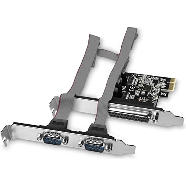 AXAGON Compatible PCEA-PSN PCIe-Adapter mit 1x Parallel- + 2X Seriell-Ports - ASIX AX99100 Chipsatz – Bild 2
