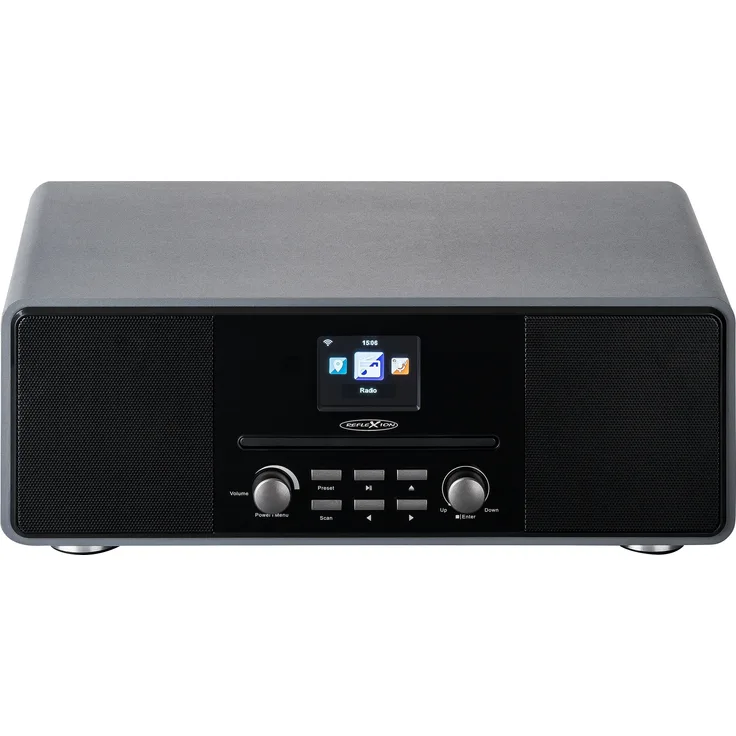 Reflexion HRA19DAB/GR (FM, DAB, DAB+, Bluetooth), Radio, Grau