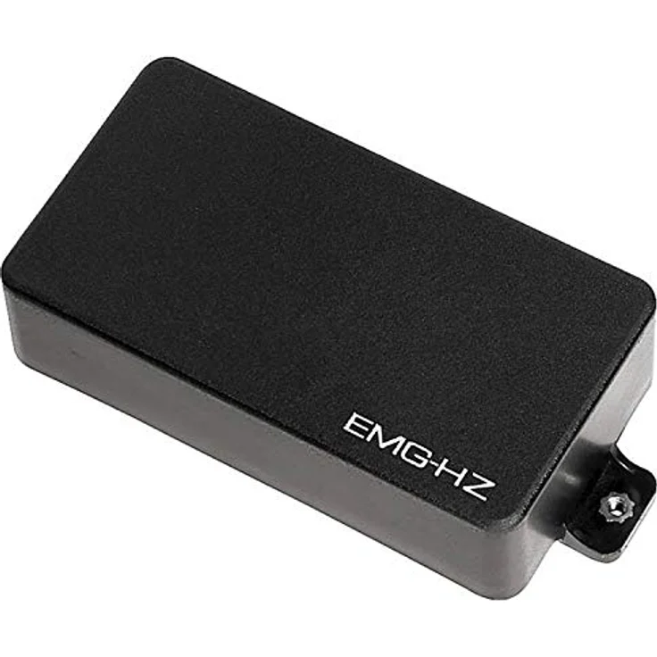 EMG H4A Black, Passiver Humbucker Tonabnehmer mit Vintage gewickelten Spulen, Alnico V Stabmagneten, Halsposition, Schwarz – Bild 2