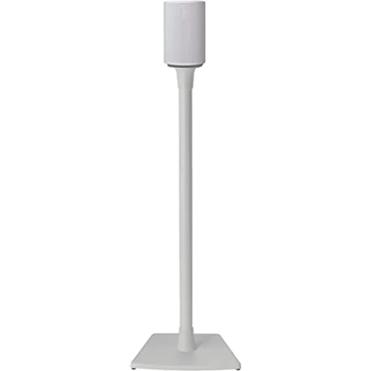 Sanus Lautsprecherständer für Sonos Era 100 Paar WSSE12 (Feste Höhe) - Optimale Hörhöhe 87,40 cm, Integriertes Kabelmanagement, Sicherungshardware, Gummifüße und höhenverstellbare Teppichspikes