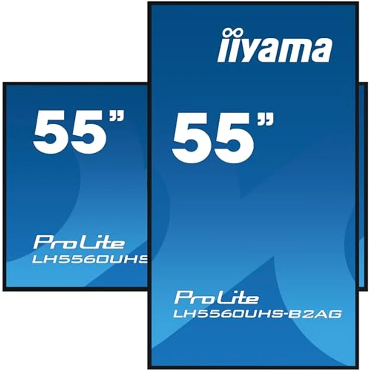 iiyama Prolite LH5560UHS-B2AG, 139cm 54.6" 4K UHD Digital Signage Display mit VA LED Panel, HDMI, USB2.0, Android 11, WiFi, 24/7 schwarz – Bild 5