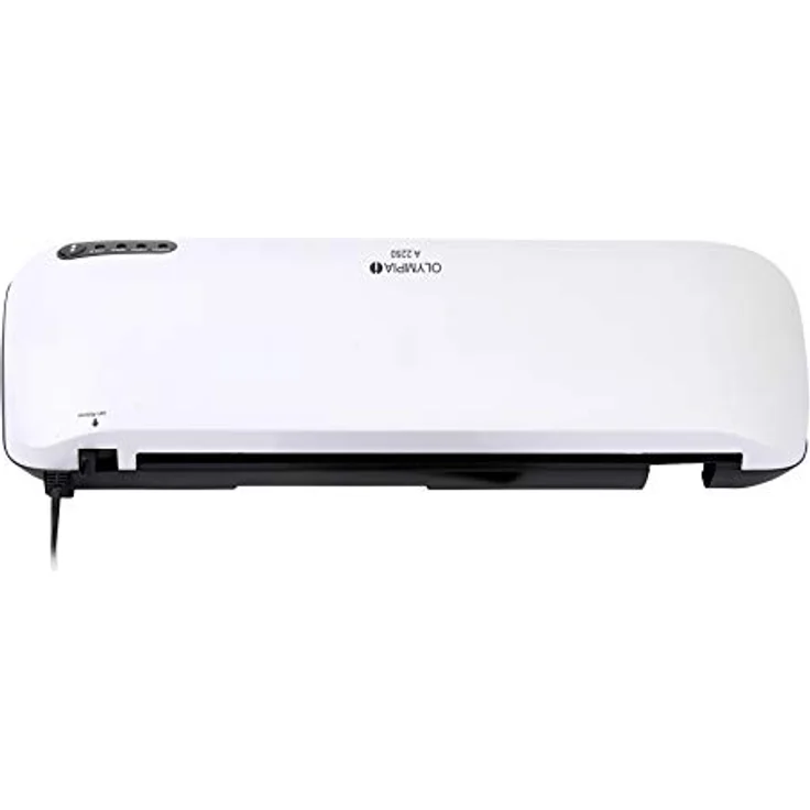 Olympia A 2250 Laminiergerät Büro (75-250 Micron, Modernes Design, Heiß- und Kaltlaminieren, Profi Laminiermaschine Backloader, Laminierer für Dokumente und Fotos bis DIN A4) weiß – Bild 3