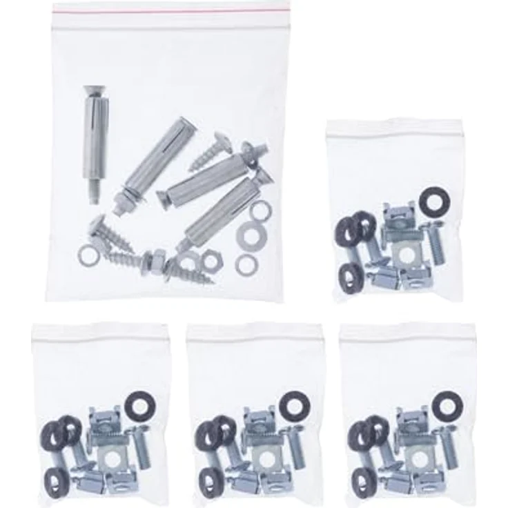 InLine 19" Rack zur Untertisch-Montage, 4HE, schwarz, 19105D - Stabiles Rack für professionelle Arbeitsumgebungen – Bild 3